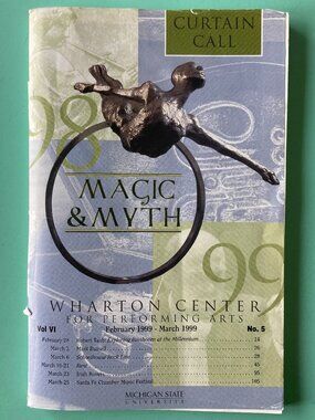 Rent Tour Playbill Christian Mena Scott Hunt MICHIGAN STATE UNIVERSITY 1999